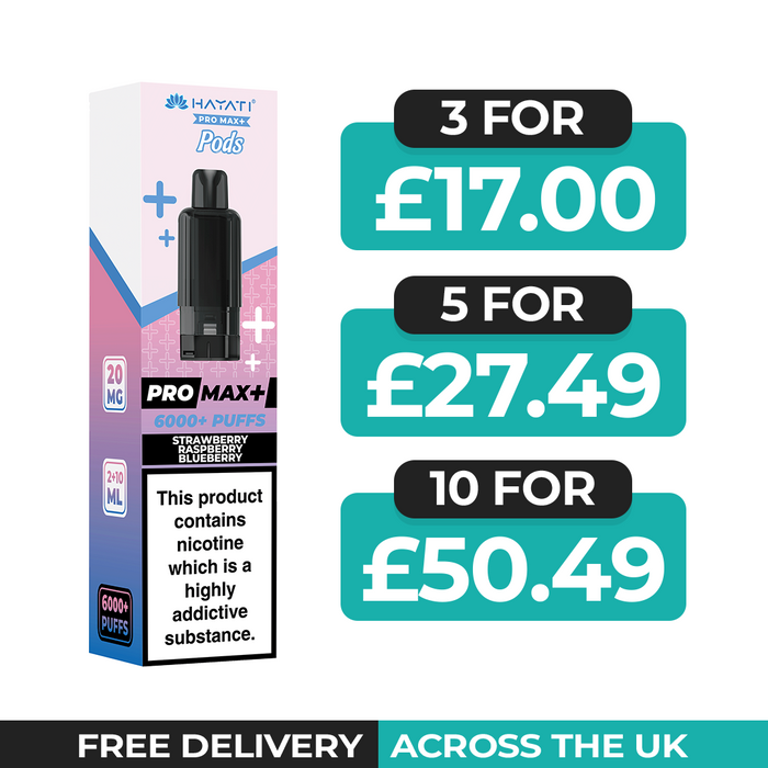 Hayati Pro Max Plus Strawberry Raspberry Blueberry Refill Pods