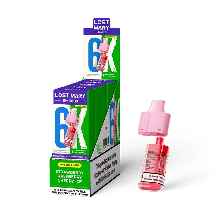 Lost Mary BM6000 Refill Pods - Box of 5 & 10
