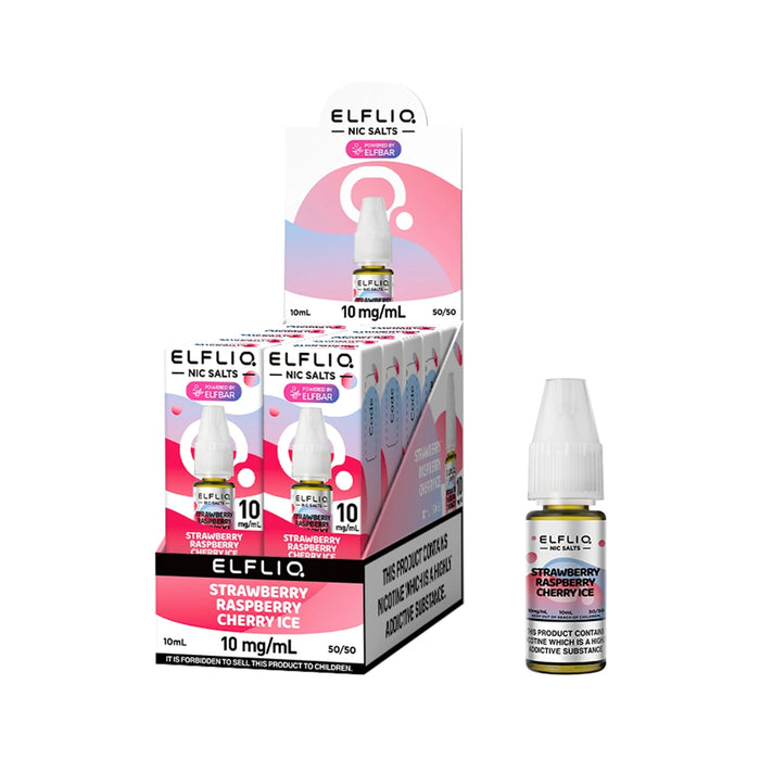 Elf bar Elfliq 10ml Nic Salt E-Liquids - Pack of 10