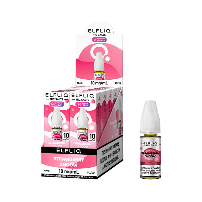 Elf bar Elfliq 10ml Nic Salt E-Liquids - Pack of 10