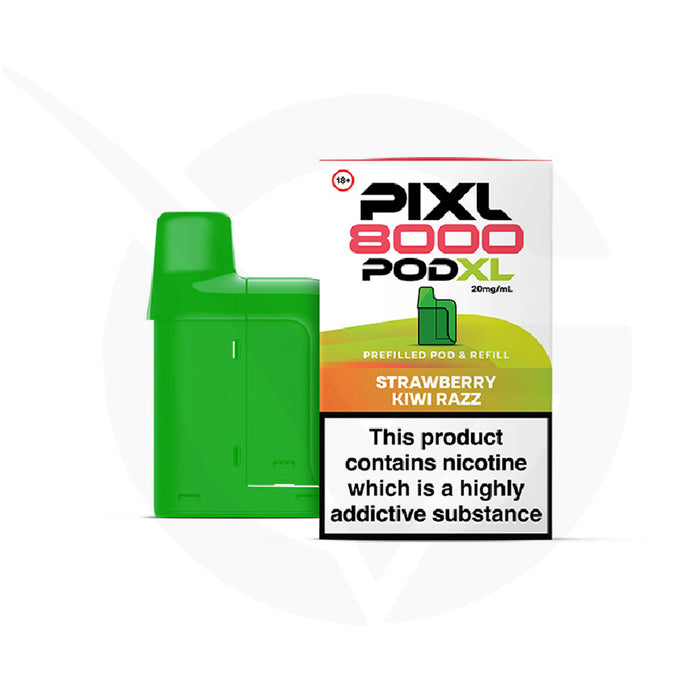Strawberry Kiwi Razz Pixl 8000 Refill Pods