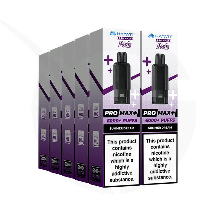 Hayati Pro Max Plus 6000 Pods - Bulk Buy Box of 5 & 10