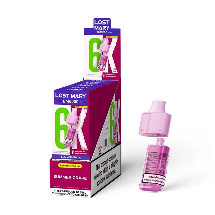 Lost Mary BM6000 Refill Pods - Box of 5 & 10