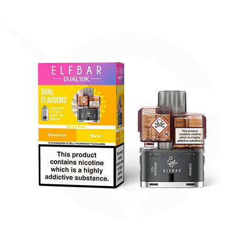 Summer Edition Prefilled Pods By Elf Bar Dual 10k + Refilled Containers
