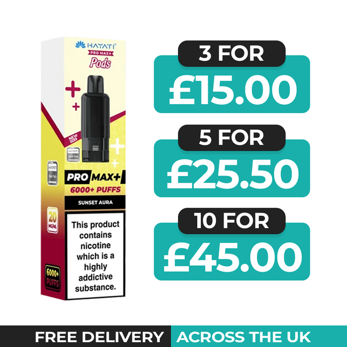 Hayati Pro Max Plus Sunset Aura Refill Pods