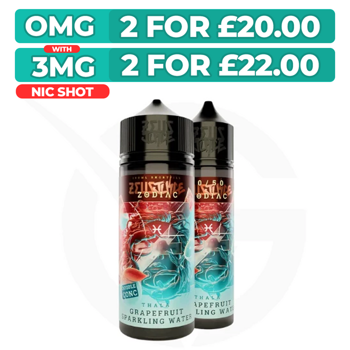 Thala 100ml Shortfill E-Liquid By Zeus Juice Zodiacs