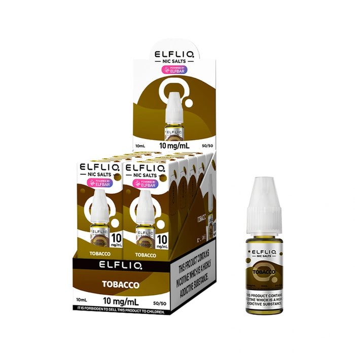 Elf bar Elfliq 10ml Nic Salt E-Liquids - Pack of 10