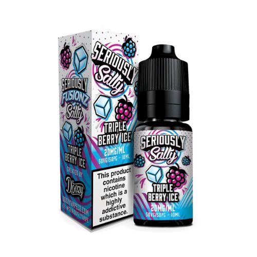 Triple Berry Ice 10ml Nic Salt E-Liquid By Seriously Fusionz Salty