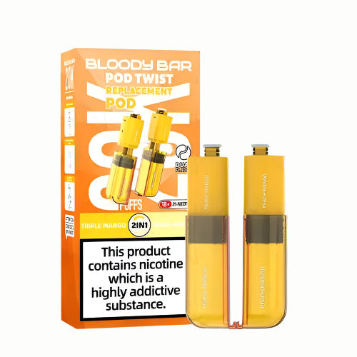 Triple Mango & Peach Mango Bloody Bar Ultra Twist 20K Refill Pack