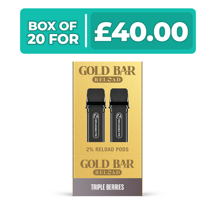 Gold Bar Reload Prefilled Pods - Box of 20