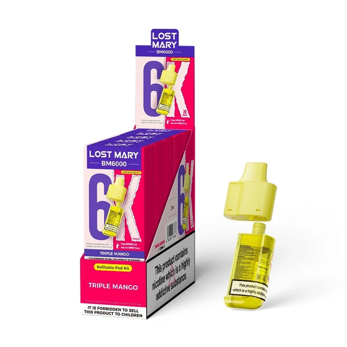Lost Mary BM6000 Refill Pods - Box of 5 & 10