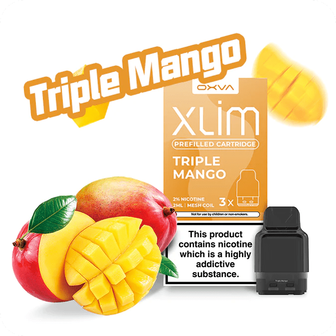 XLIM Prefilled Cartridge - 3 X 2ml E-liquids Pods by OXVA