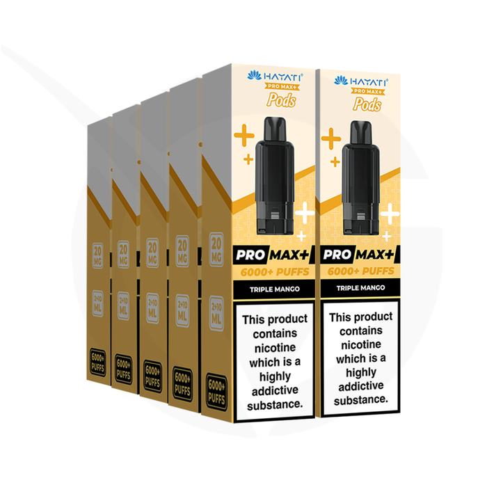 Hayati Pro Max Plus 6000 Pods - Bulk Buy Box of 5 & 10