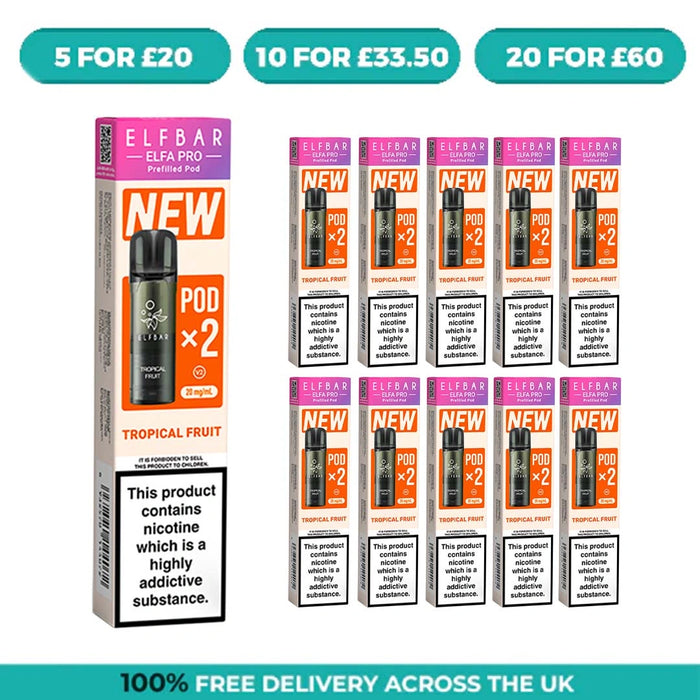 Tropical Fruit Elfa Pro Prefilled Pods by Elf Bar