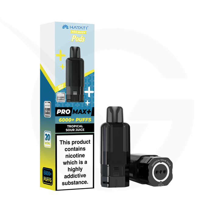 Hayati Pro Max Plus Tropical Sour Juice Refill Pods