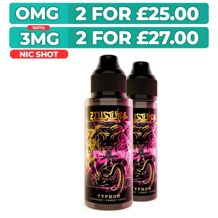 Typhon 100ml Shortfill E-Liquid by Zeus Juice