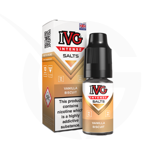 Vanilla Biscuit IVG Intense NIc Salt E-Liquids 