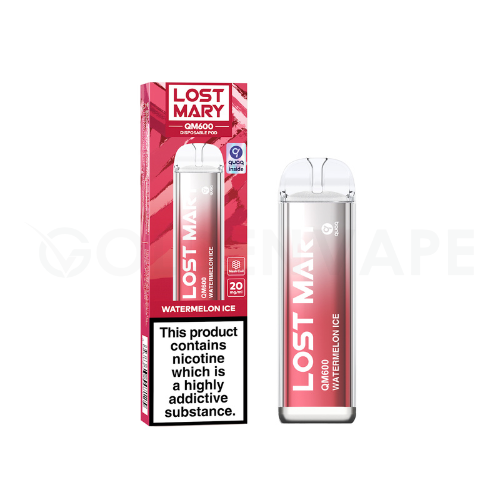 Lost Mary QM600 Disposable Vape ( Pack Of 10) - Golden Vape Lost Mary QM600 Disposable Vape ( Pack Of 10) - Golden Vape