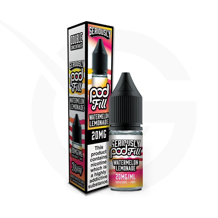Seriously Pod Fill Watermelon Lemonade Nic Salt E-Liquid