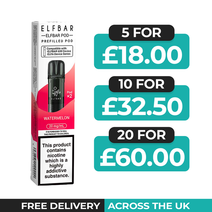 Elf Bar 600 Watermelon Preflled Pods