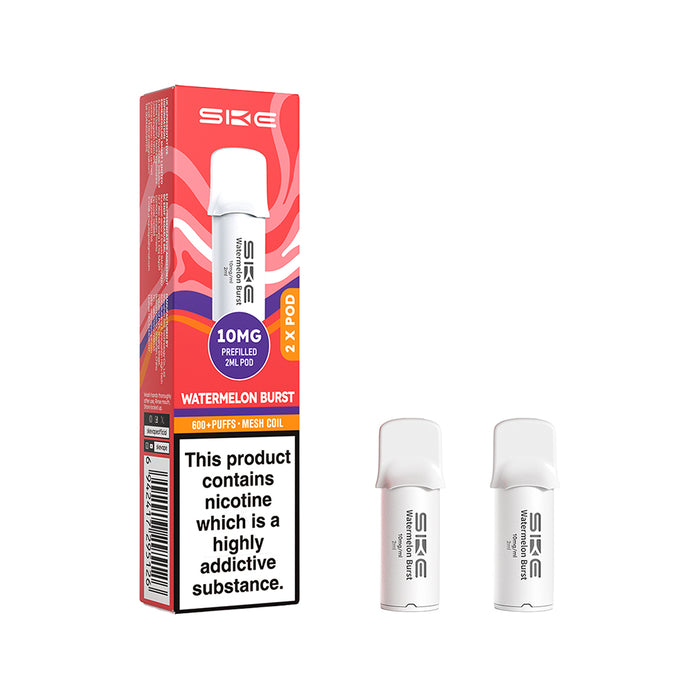 Watermelon Burst Crystal 600 Pro Prefilled Pods by SKE
