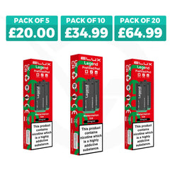 Elux Legend 1500 | Prefilled Pod Kit & Refill Pods Elux Legend 1500 | Prefilled Pod Kit & Refill Pods