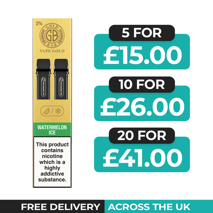 Gold Bar Reload Watermelon Ice Refill Pods