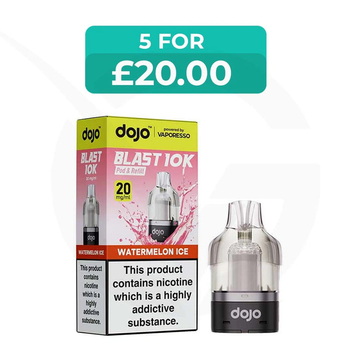 Watermelon Ice Dojo Blast 10000 Refill Pack