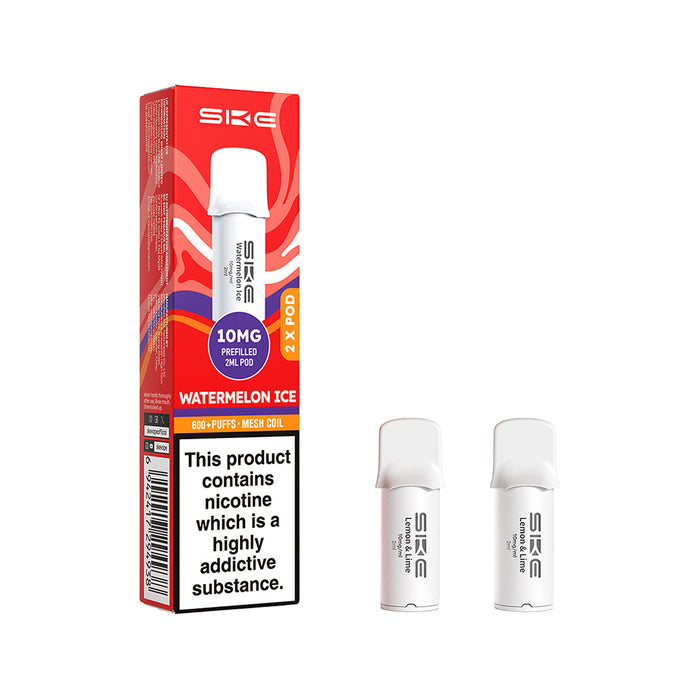 Watermelon Ice Crystal 600 Pro Prefilled Pods by SKE