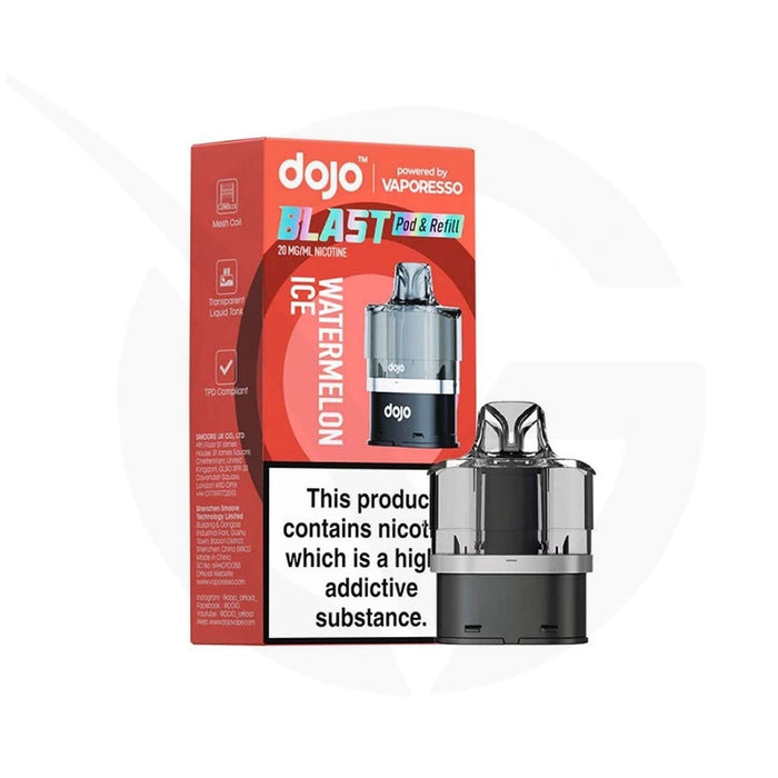 Watermelon Ice Dojo Blast 6000 Refill Pack