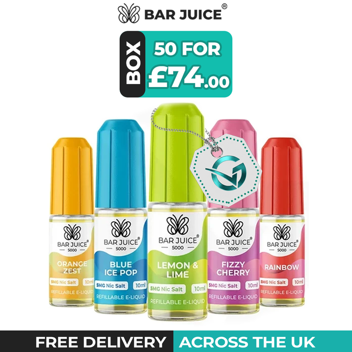Bar Juice 5000 Multipack - Box of 10, 20, 40 & 50
