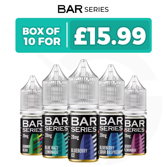 Bar Series 10ml Nic Salt Vape Juice - Box of 10