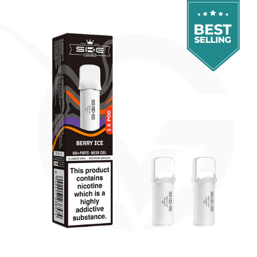 Berry Ice Crystal 600 Pro Prefilled Pods by SKE Berry Ice Crystal 600 Pro Prefilled Pods by SKE