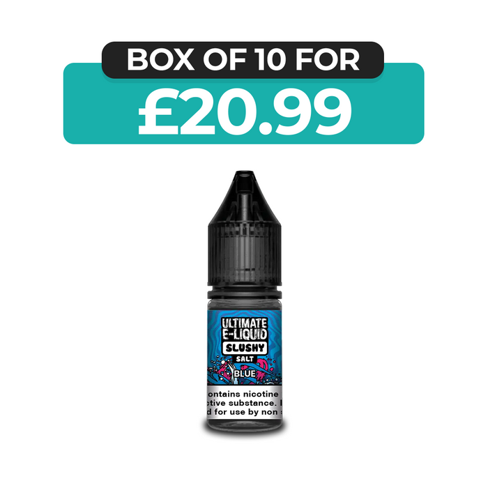 Blue Slushy 10ml Nic Salt E-Liquid by  Ultimate Juice
