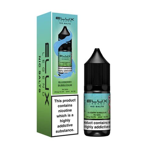 Blueberry Bubblegum Nic Salt E-liquid by Elux Legend