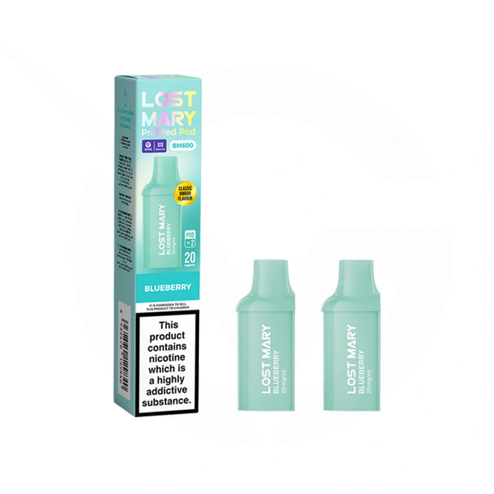 Blueberry Prefilled Pods By Lost Mary BM600