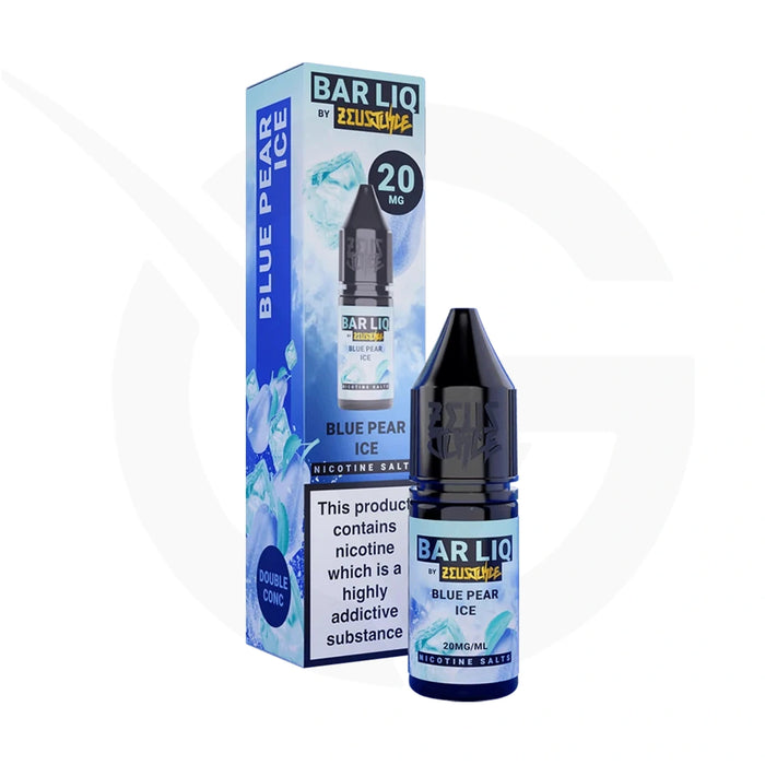 Blue Pear Ice Nic Salt E-Liquid by Zeus Juice Bar Liq