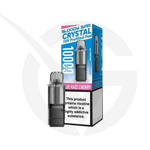 Blue Razz Cherry Refill Pack By Bloody Bar Crystal 10k