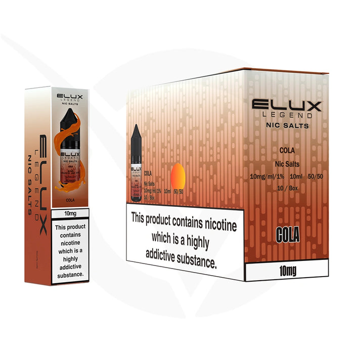 Elux Legend Nic Salt E-Liquid Box of 10 Elux Legend Nic Salt E-Liquid Box of 10