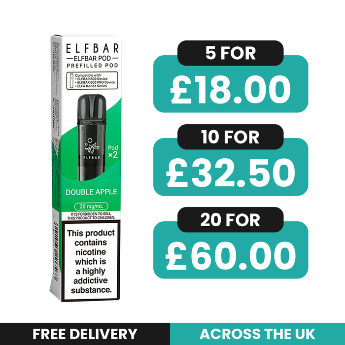 Elf Bar 600 Double Apple Preflled Pods