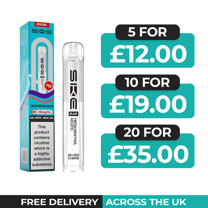 SKE Bar 600 Pods Fresh Menthol Mojito