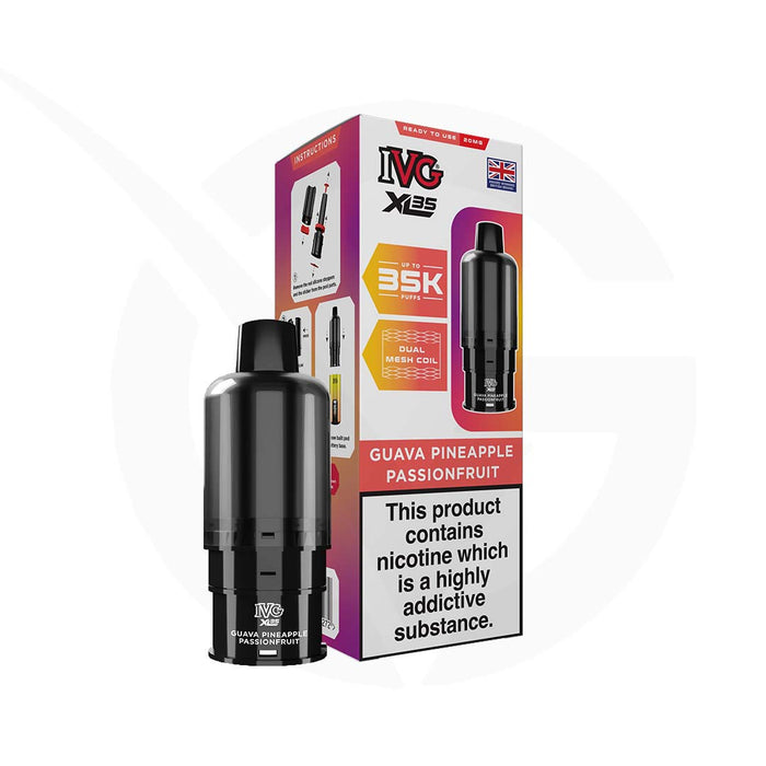 Guava Pineapple Passionfruit IVG XL 35k Refill Pods