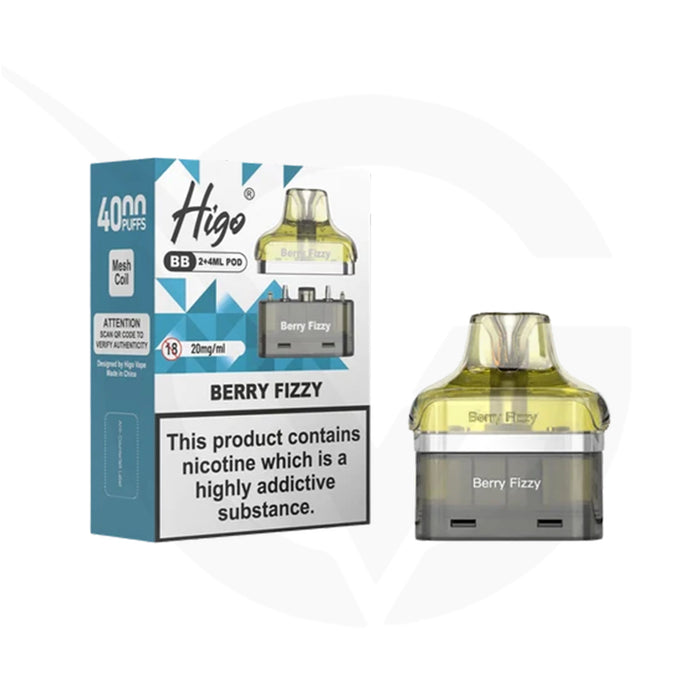 Higo BB 4000 Berry Fizzy Refill Pods