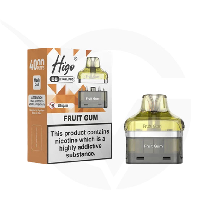 Higo BB 4000 Fruit Gum Refill Pods