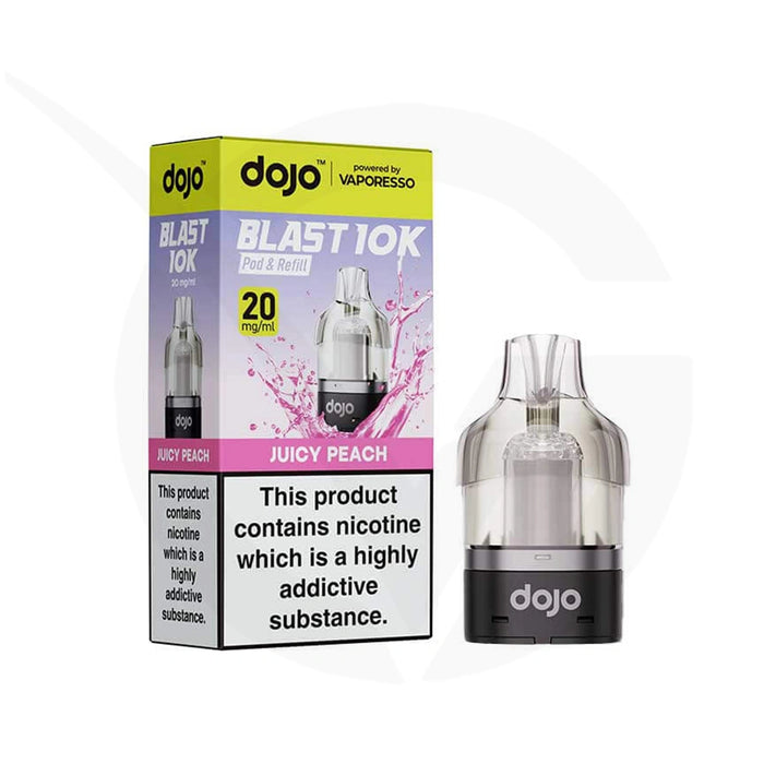 Juicy Peach Dojo Blast 10000 Refill Pack