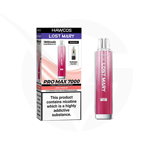 hawcos lost mary pro max 7000 how to charge Hawcos x Lost Mary Pro Max 7000 Prefilled Pod Kit