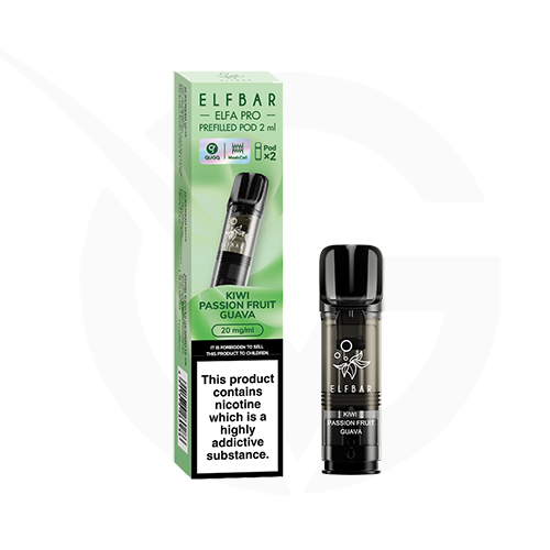 Kiwi Passion Fruit Guava Elfa Pro Prefilled Pods by Elf Bar