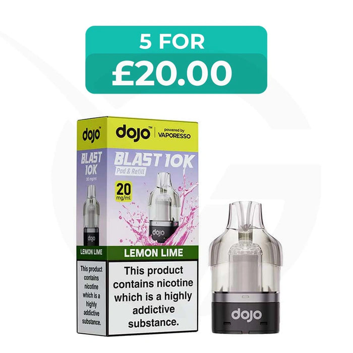 Lemon & Lime Dojo Blast 10000 Refill Pack