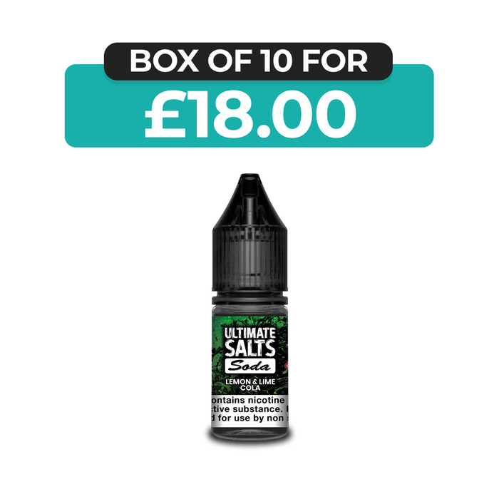 Lemon & Lime Soda 10ml Nic Salt E-Liquid by Ultimate Juice