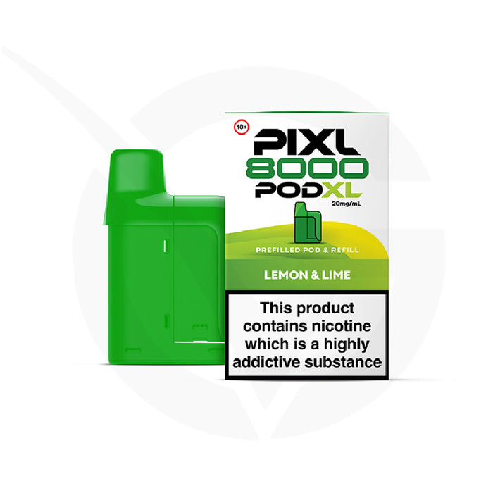 Lemon & Lime Pixl 8000 Refill Pods